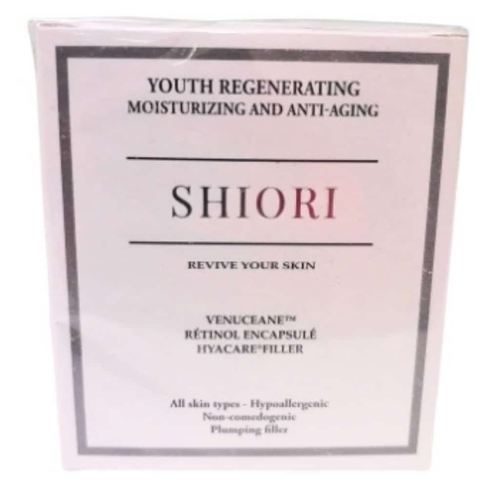 SHIORI – Crème Hydratante Anti-âge Régénérante Rajeunissante – 50ml