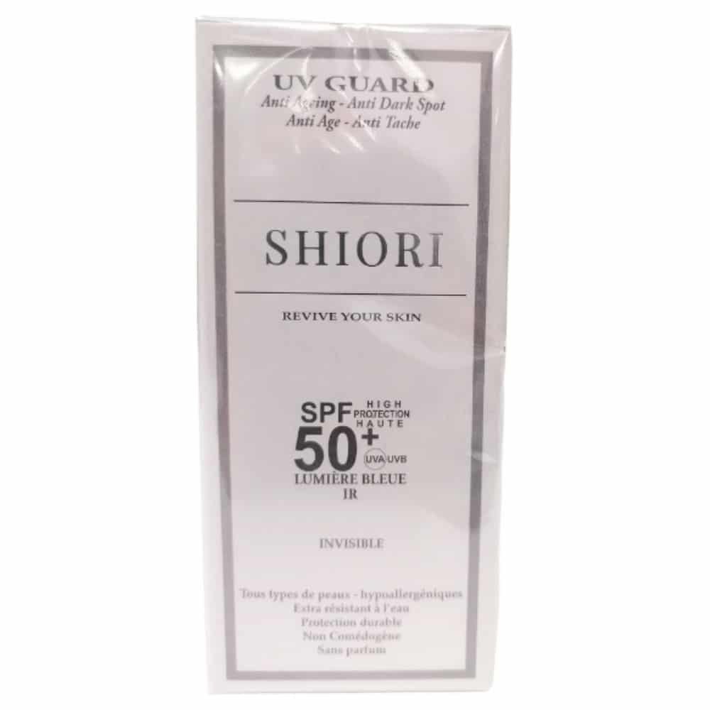 SHIORI – Uv Guard Ecran Solaire Anti-âge Et Anti-taches SPF50+ – 50ml