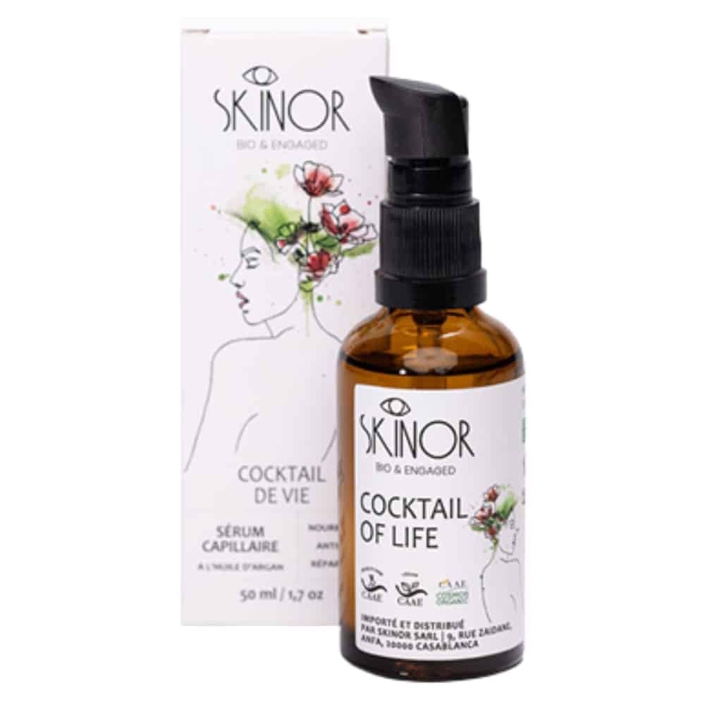 SKINOR – Cocktail Of Life Sérum Capillaire – 50ml