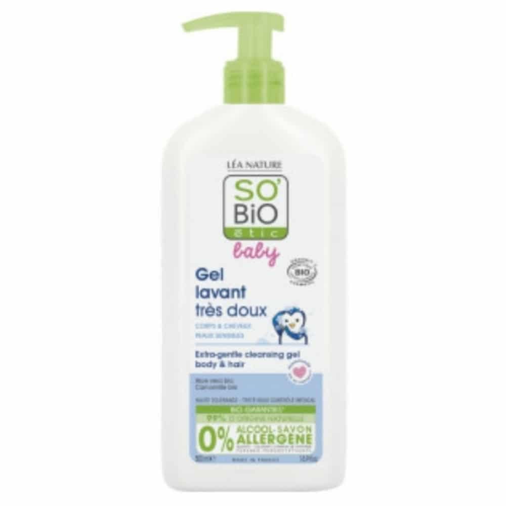 SO BIO – Baby Gel Lavant Très Doux – 500ml