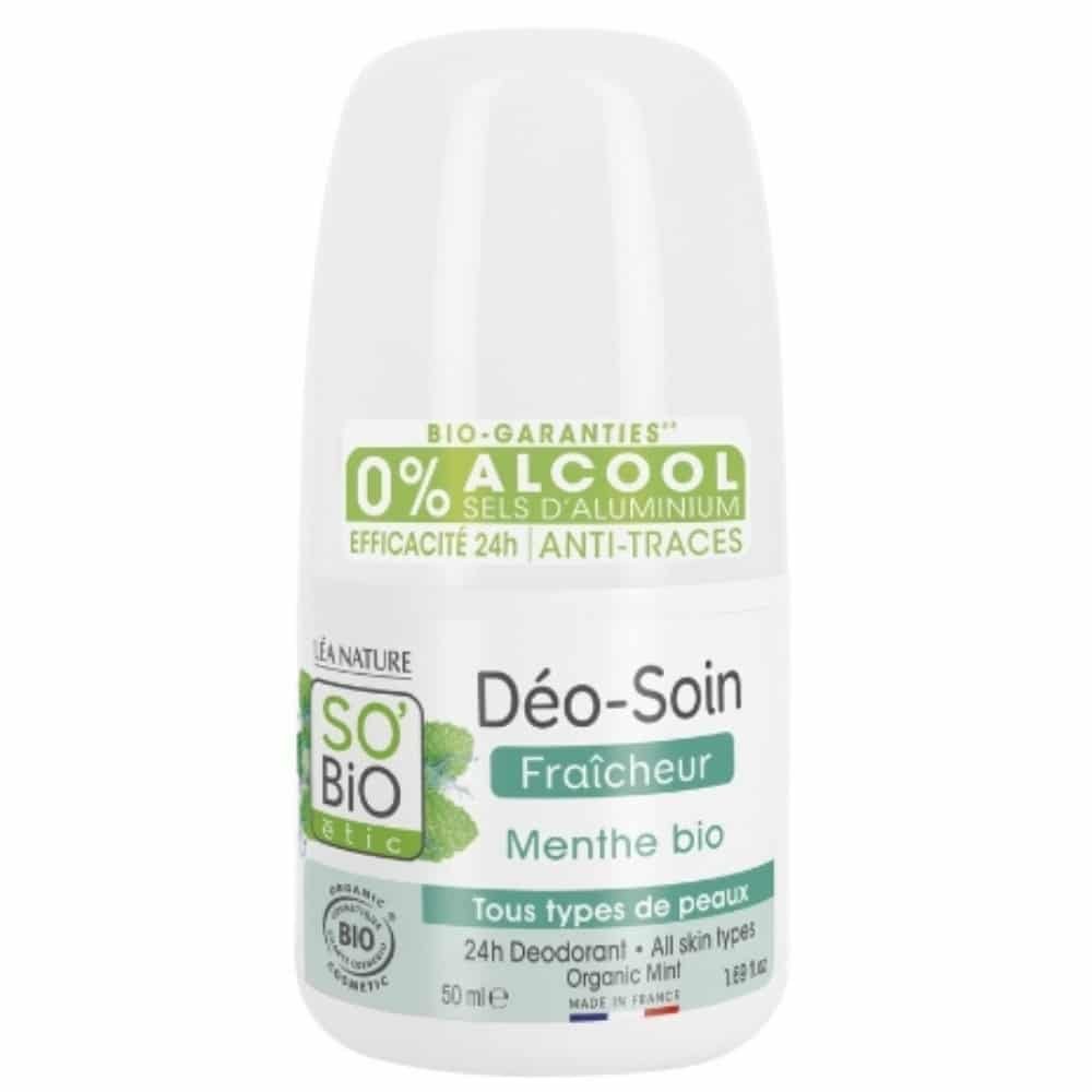 SO BIO – Déo-soin Déodorant Fraîcheur Menthe Bio – 50ml