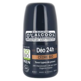 SO BIO – Men Déo-soin Déodorant 24h Cèdre Bio – 50ml