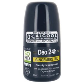 SO BIO – Men Déo-soin Déodorant 24h Gingembre Bio – 50ml