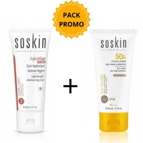 SOSKIN – Creme Invisible Spf50+ 50Ml+Hydrawear Gel Creme Legere 60Ml