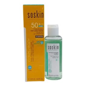 SOSKIN – Ecran Invisible Spf50+ 50Ml+Gel Doux Nettoyant 100Ml