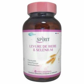 SPIRIT PHARMA – Levure De Bière Et Sélénium Prise De Poids – 400 Comprimés