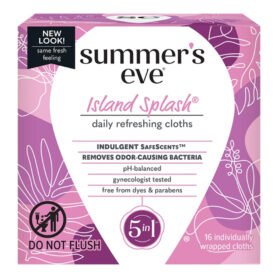 SUMMER&rsquo;S EVE – Island Splash Daily Refreshing Cloths Intimate – 16u