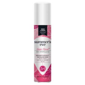 SUMMER&rsquo;S EVE – Sheer Floral Daily Refreshing Spray Intimate – 56, – 7g