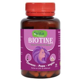 SVITA PREMIUM – Biotine Cheveux, Peau Et Ongles Gélules – 40 Gélules