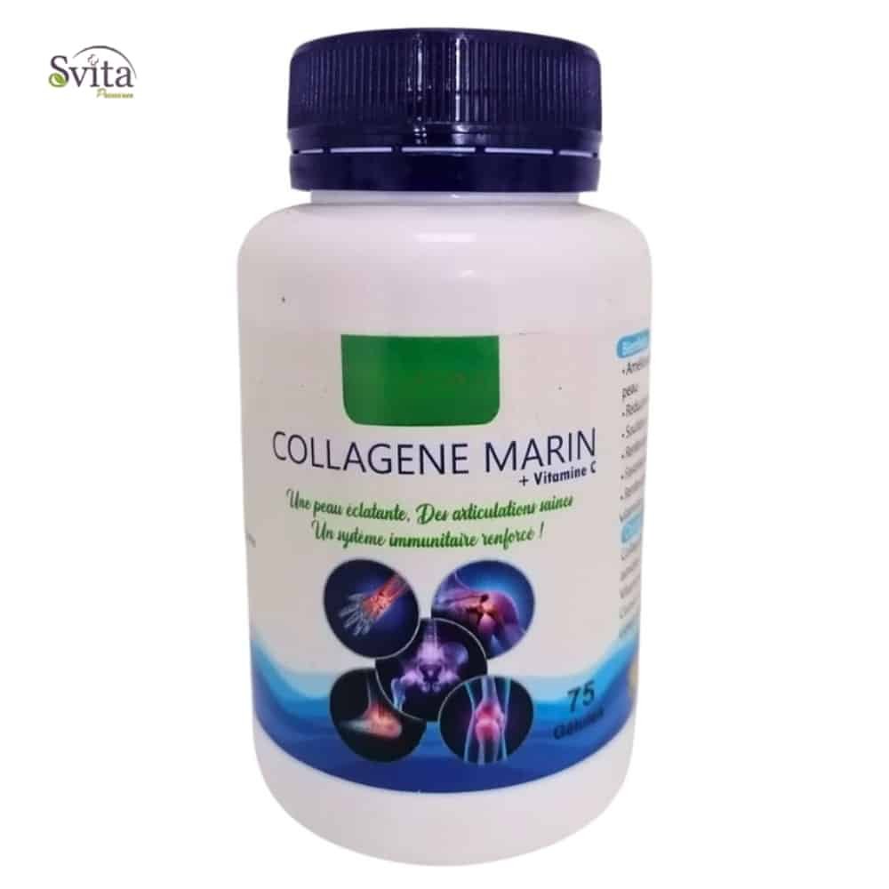 SVITA PREMIUM – Collagène Marin + Vitamine C – 75 Gélules