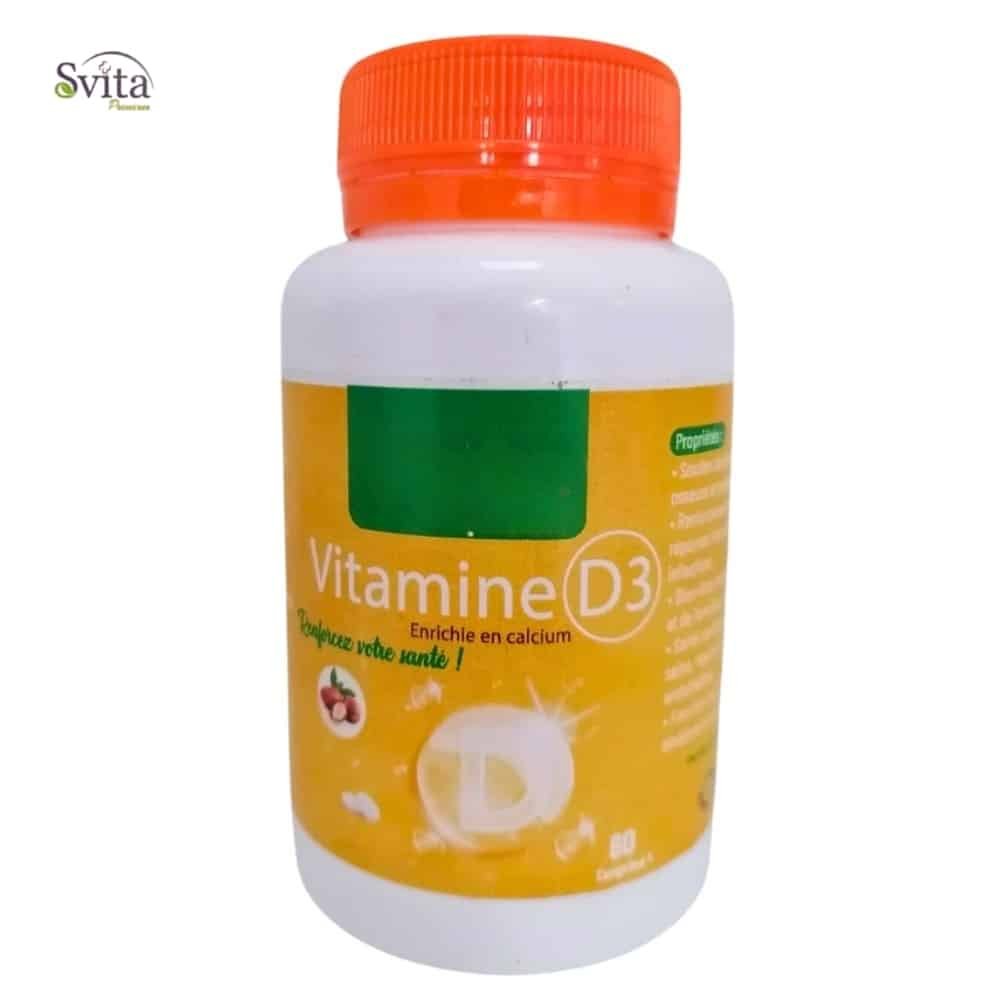 SVITA PREMIUM – Vitamine D3 – 60 Comprimés