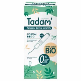TADAM&rsquo; – Tampons Dermo-sensitifs Avec Applicateur – Normal – Bio – 16u