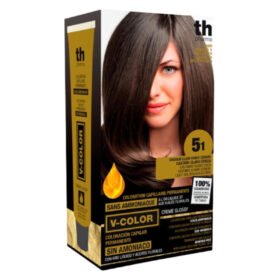 TH-PHARMA – Vitalia Color Coloration Capillaire Sans Ammoniac – Th-pharma N 5.1 – Châtain Clair Foncé Cendré