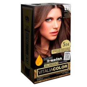 TH-PHARMA – Vitalia Color Coloration Capillaire Sans Ammoniac – Th-pharma N 5.34 – Châtain Clair Doré Cuivré