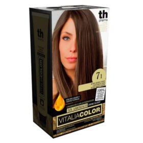 TH-PHARMA – Vitalia Color Coloration Capillaire Sans Ammoniac – Th-pharma N 7.1 – Blond Moyen Cendré
