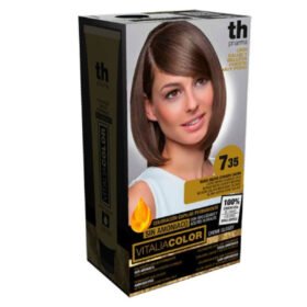 TH-PHARMA – Vitalia Color Coloration Capillaire Sans Ammoniac – Th-pharma N 7.35 – Blond Moyen Doré Acajou