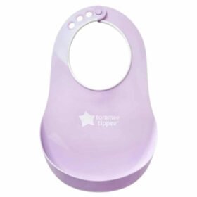 TOMMEE TIPPEE – Bavoir Avec Fermoir Réglable Mauve – 1u