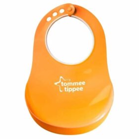 TOMMEE TIPPEE – Bavoir Avec Fermoir Réglable Orange – 1u