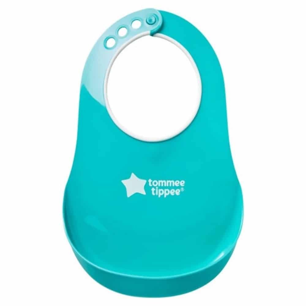TOMMEE TIPPEE – Bavoir Avec Fermoir Réglable Turquoise – 1u