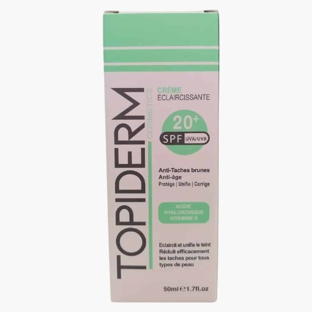 TOPIDERM – Crème Eclaircissante Anti-taches SPF20+ – 50ml