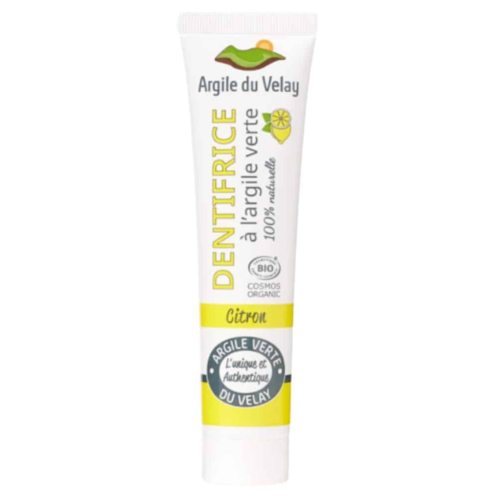 VELAY – Dentifrice À L’argile Verte Goût Citron Bio – 75ml