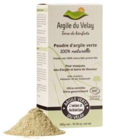 VELAY – Poudre D&rsquo;argile Verte Naturelle Masque, Eau D&rsquo;argile Et Bain De Douceur – 300g