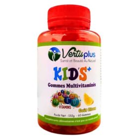 VERTUPLUS – Kids+ Multivitamines Goût Citron – 60 Gummies