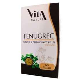 VITA NATURE – Fenugrec Fatigue Et Défenses Naturelles 300mg – 60 Gélules