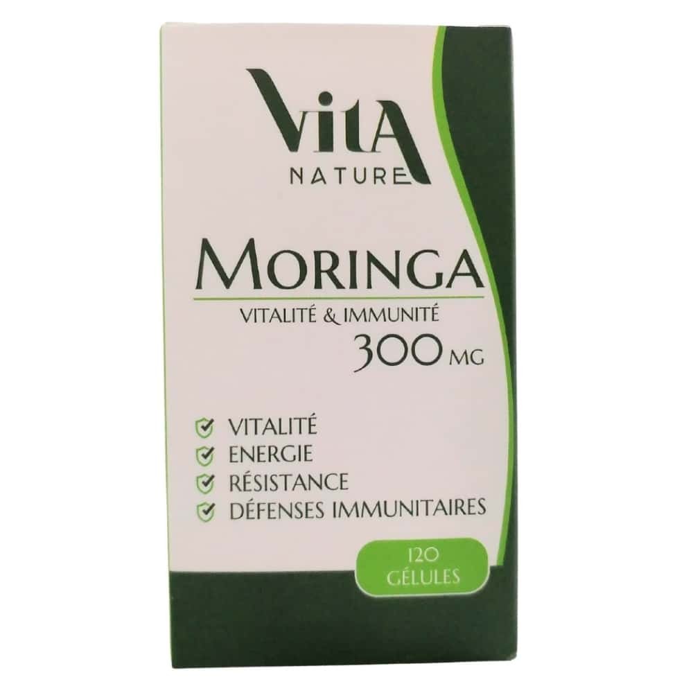 VITA NATURE – Moringa Vitalité Et Immunité 300mg – 120 Gélules