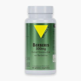 VITALL+ – Berberis 500mg Extrait Standardisé en Berbérine – 60 Gélules