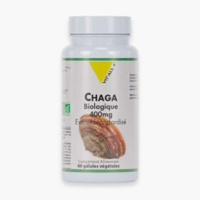 VITALL+ – Chaga Biologique 400mg Extrait Standardisé – 60 Gélules