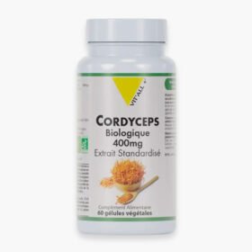 VITALL+ – Cordyceps Biologique 400mg Extrait Standardisé – 60 Gélules
