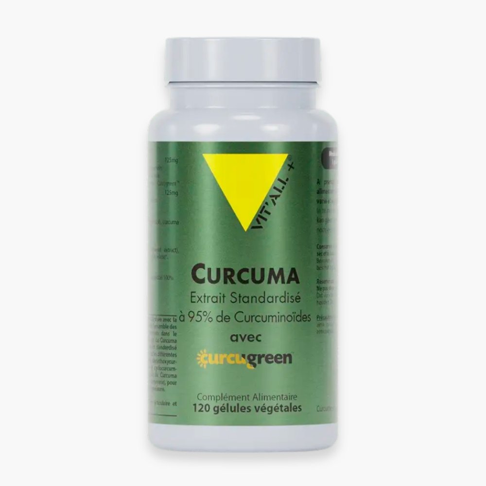 VITALL+ – Curcuma 250mg Extrait Standardisé 95% De Curcuminoïdes – 60 Gélules