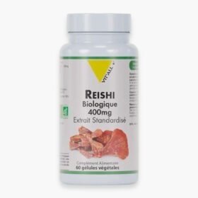 VITALL+ – Reishi Biologique 400mg Extrait Standardisé – 60 Gélules