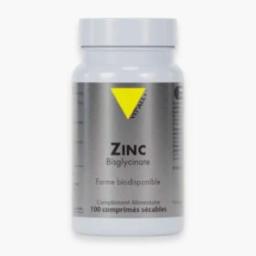 VITALL+ – Zinc Bisglycinate Forme Biodisponible – 100 Comprimés