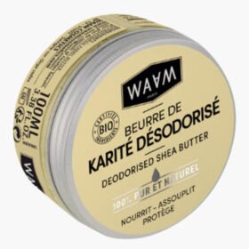 WAAM – Beurre De Karité Désodorisé Nourrissant Bio – 100ml