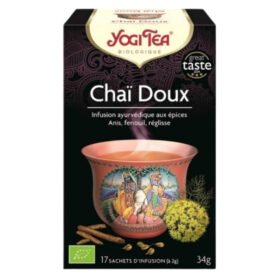 YOGI TEA – Chaï Doux Infusion Ayurvédique Anis, Fenouil Et Réglisse Sachets Bio – 17u