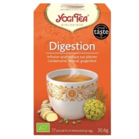 YOGI TEA – Digestion Infusion Ayurvédique Cardamome, Fenouil Et Gingembre Sachets Bio – 17u